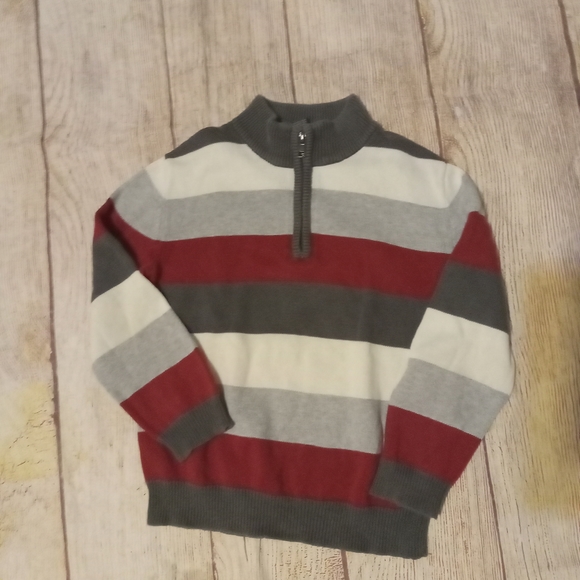 Cherokee half-zip color-block sweater size 3T - Picture 6 of 6